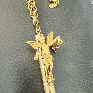 Gold Angel Pendant - 1928  Women’s Jewelry pen necklace